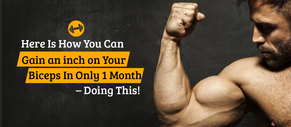 Here Is How You Can Gain an inch on Your Biceps In Only 1 Month – Doing This!